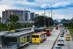 Bogota, Colombia - Avenida El Dorado to the Airport