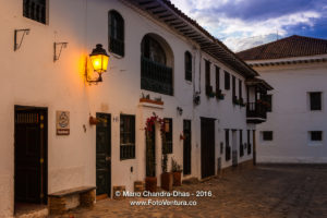 Colombia, South America - Twilight in Historic Villa de Leyva
