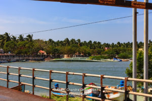 Kanyakumari India - Mannakudi Bridge destroyed by 2004 Tsunami