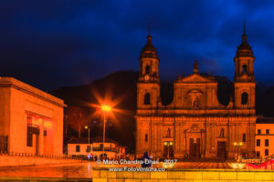 Bogota, Colombia - Plaza Bolivar on a Rainy Evening, in the Blue Hour 1 Bogota, Colombia - Plaza Bolivar on a Rainy Evening, in the Blue Hour