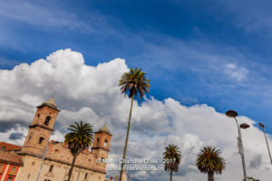 Colombia - Andean Skies in Zipaquira town, from Main Square
