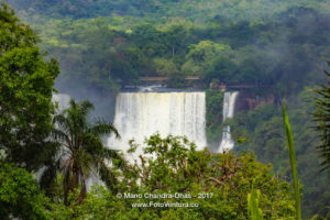 Section of the Iguassu Falls between Brazil and Argentina © Mano Chandra Dhas