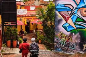 Bogota, Colombia - Restaurant off Plaza del Chorro de Quevedo in La Candelaria ©Mano Chandra Dhas