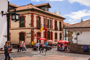 Bogotá, Colombia - Intersection of Carrera 5 with Calle 11 in La Candelaria ©Mano Chandra Dhas