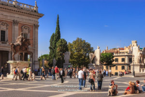 Rome, Italy - Piazza del Campidoglio or Capitolino © Mano Chandra Dhas