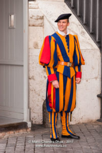 Vatican City - Swiss Guard. © Mano chandra Dhas