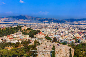 Athens, Greece - View from the Acropolis across Areios Pagos © Mano Chandra Dhas