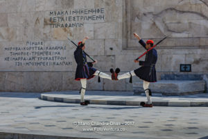 Athens, Greece - Ceremonial Guard at Tomb of Unknown Soldier © Mano Chandra Dhas