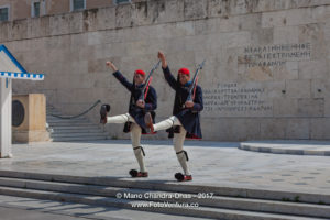 Athens, Greece - Ceremonial Guard at Tomb of Unknown Soldier © Mano Chandra Dhas