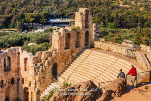 Athens - Odeon of Herodes Atticus at the Ancient Acropolis. © Mano Chandra Dhas