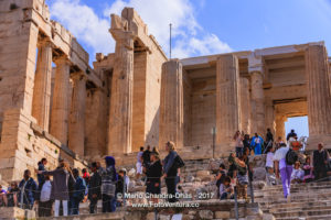 Athens, Greece - Tourists at the Acropolis © Mano Chandra Dhas