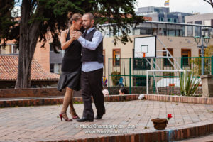 Bogotá, Colombia - Tango At The Mercado de Las Pulgas in Usaquén