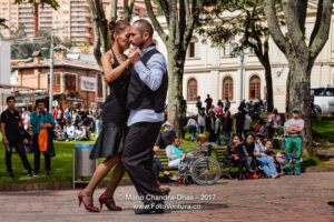 Bogotá, Colombia - Tango At The Mercado de Las Pulgas in Usaquén