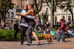 Bogotá, Colombia - Tango At The Mercado de Las Pulgas in Usaquén