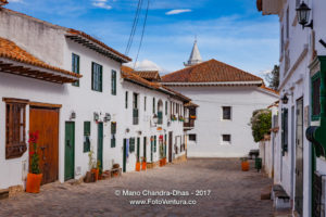 Villa de Leyva, Colombia - The Cobblestoned Calle 14 In The 16th Century Town