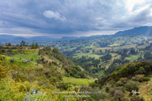 Colombia, South America - View Of A Valley High Up On The Andes Mountains At An Elevation Of About 10,000 Feet Above Mean Sea Level, In The Department Of Cundinamarca; Nature Background 1 Neusa 48