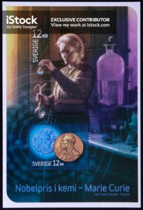 Marie Curie – Swedish Commemorative Postage Stamp