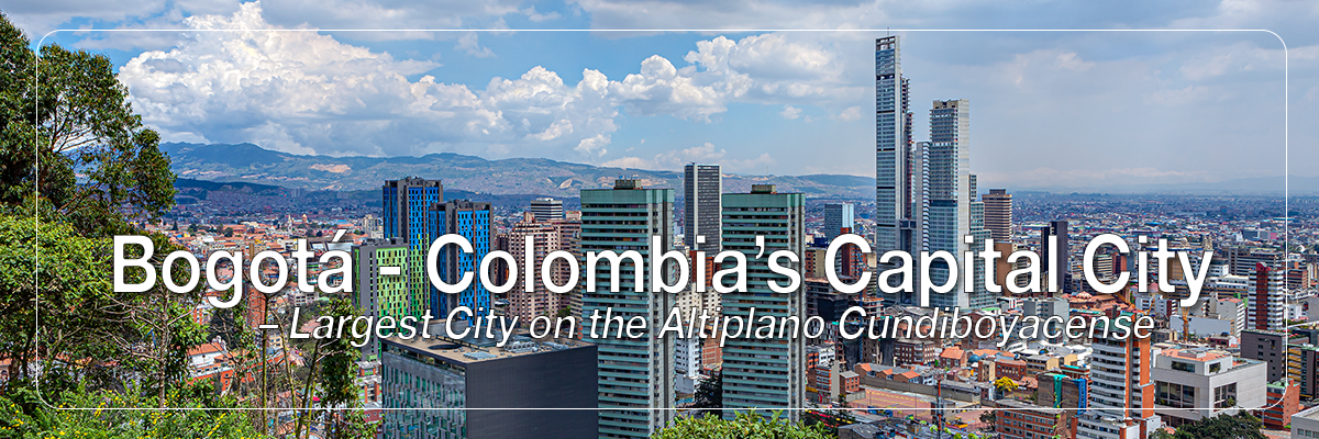 Stock Photos of Bogotá, Colombia 1 Bogota the capital city of Colombia, is the largest city on the Altiplano Cundiboyacense. © Mano Chandra Dhas