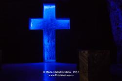 Colombia - interior of the Catedral de Sal in Zipaquirá, located in old Halite Mine