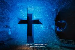 Colombia - interior of the Catedral de Sal in Zipaquirá, locate in old Halite Mine