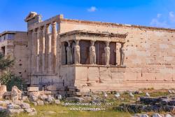 Athens, Greece: Temple of Erechtheion and Caryatids Porch on the Acropolis © Mano Chandra Dhas