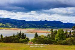 Guatavita, Colombia - El Niño at Embalse del Tominé