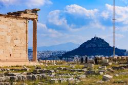 Athens, Greece - Mount Lycabettus Viewed from the Acropolis © Mano Chandra Dhas