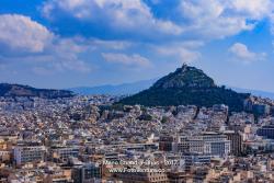 Athens, Greece - Mount Lycabettus viewed from the Acropolis © Mano Chandra Dhas
