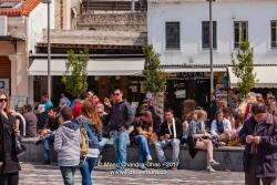 Athens, Greece - People on Monastiraki Square © Mano Chandra Dhas