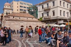 Athens, Greece - People on Monastiraki Square © Mano Chandra Dhas