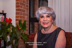 A Senior Colombian Lady at Home in Her Apartment