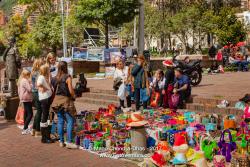 Bogotá, Colombia - The Weekly Flea Market In The Popular Plaza Usaquén