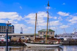 Cape Town, South Africa: Returning Yacht at Victoria Wharf © Mano Chandra Dhas