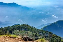 Kodaikanal, Tamil Nadu, South India - Peaks As Viewed On A Misty Morning From The Location Known Locally As Suicide Point