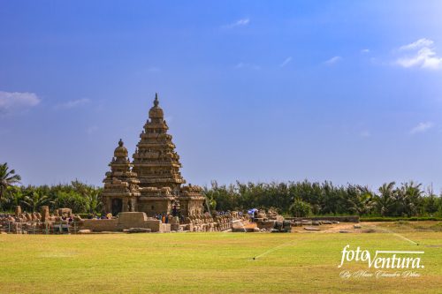 Mahabalipuram, India - Tourists at the Shore Temple
