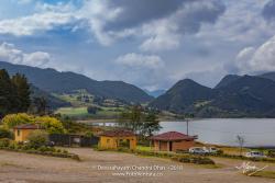 Colombia, South America - The Embalse Del Neusa On The Andes Mountains In The Cundinamarca Department, At Almost 10,000 Feet Above Mean Sea Level; Nature Background, No People.