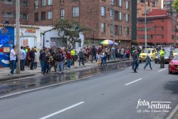 Colombia - The Historic Peace Referendum -  Voters Seen Queuing up to Vote