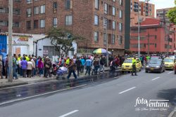 Colombia - The Historic Peace Referendum -  Voters Seen Checking Lists Before Proceeding to Allocated Tables to Vote