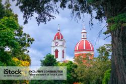 Subachoque, Colombia - View Across The Town Square