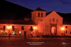 Colombia, South America - Church On The Plaza Mayor Of The Historic 16th Century, Andean Town of Villa de Leyva