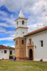Colombia, South America - The Bell Tower And Steeple Of The Church, Iglesia del Carmen