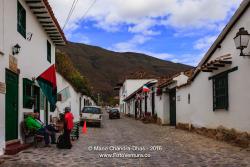 Colombia, South America - Calle 14 in Villa de Leyva