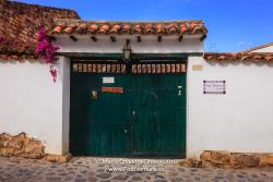 Villa de Leyva, Colombia - Colonial Architecture: Entrance to Inn