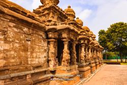 Kanchipuram, Tamil Nadu India - The 1300 year old Khailasanathar Temple