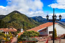 Bogota, Colombia - Spectacular View of Guadañupe From the Andes Peak of Monserrate