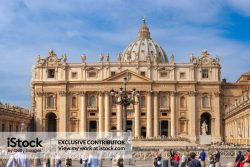 St Peter's Basilica in the Vatican City.